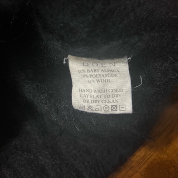 Dôen | Tudor alpaca-blend sweater | Black | S - Picture 10 of 11